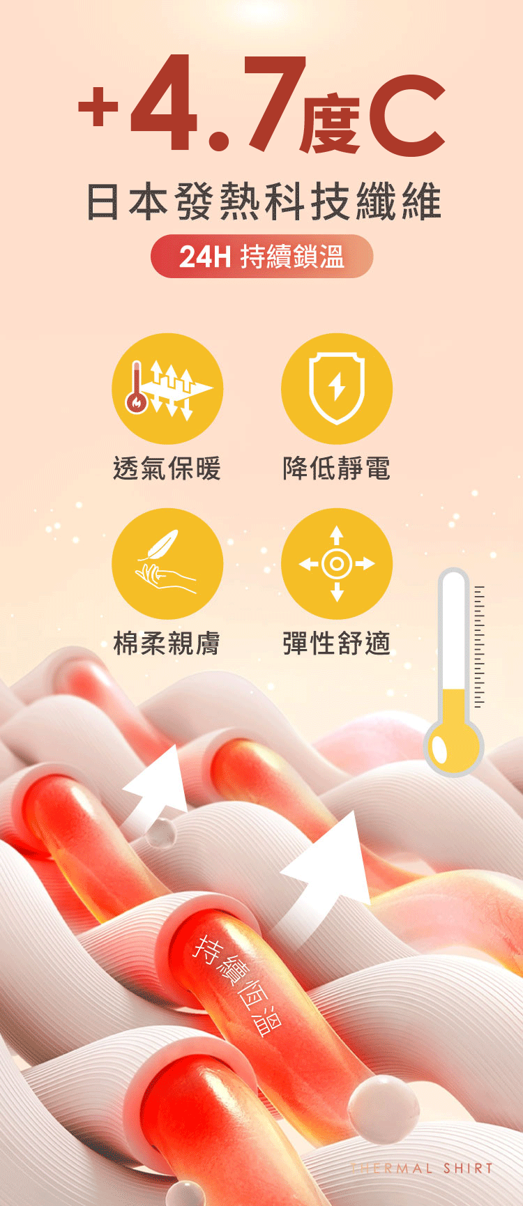 snug主即暖升溫發熱衣