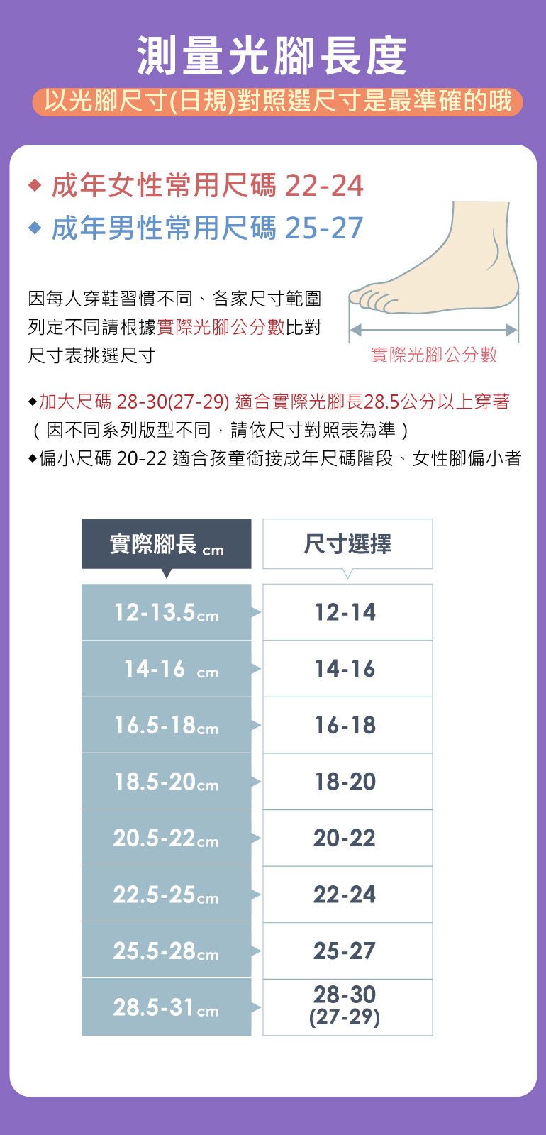 除臭襪尺寸