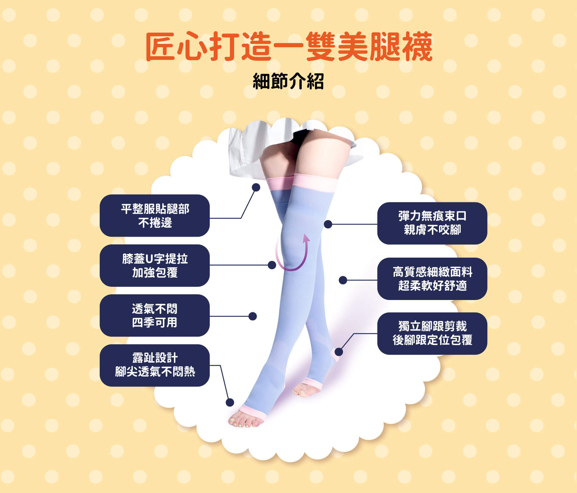 sNug睡眠美腿襪