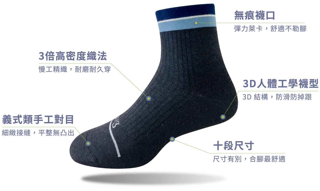 海洋銀離子襪